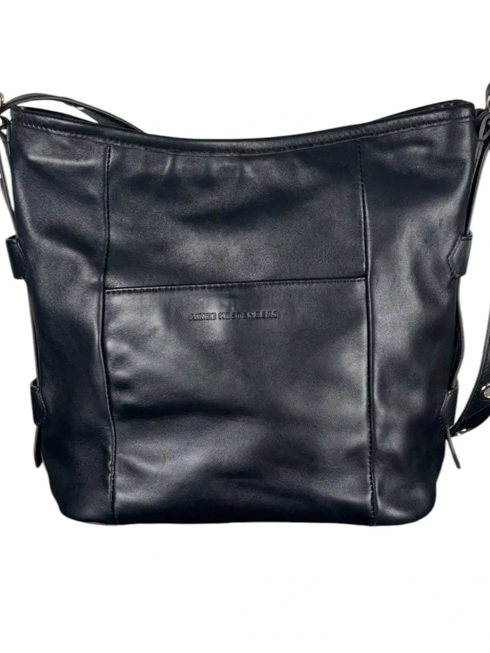 Aimee Kestenberg Buckle Up Leopard Calf Hair Leather Hobo Shoulder Bag